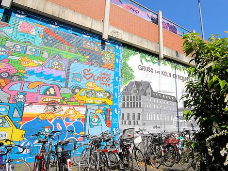 Köln, Ehrenfeld, Graffiti, Street Art, Straßenkunst, Foto: immowelt.de/Verena Kauzleben